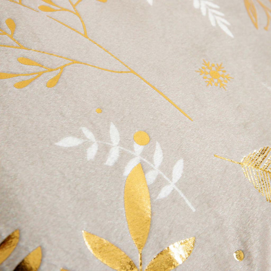 Dekoračná obliečka na vankúš béžovo-zlatá TEMMES 45x45 cm