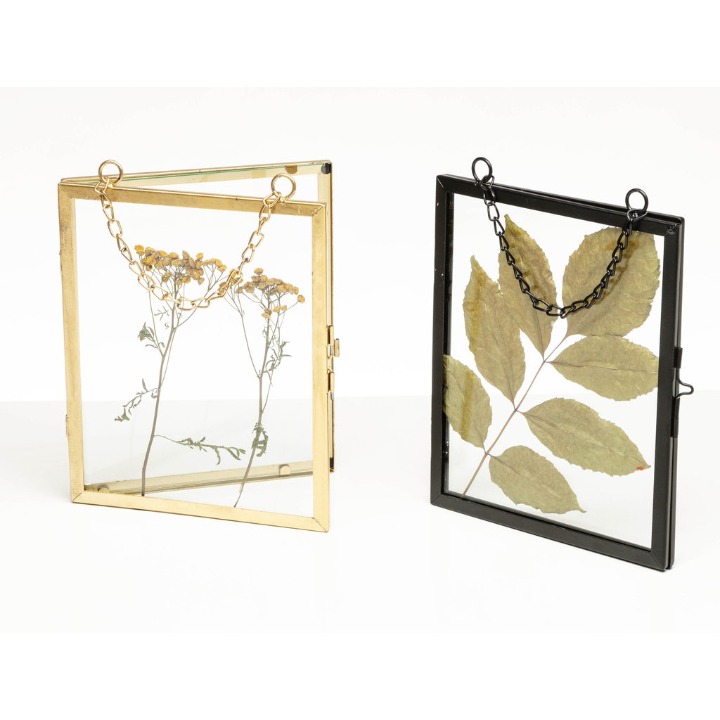 Skladací zlatý fotorámik 16 x 21 cm