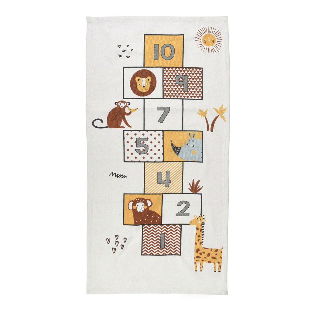 Koberec SAFARI do detskej izby s hrou Škôlka 70x140 cm