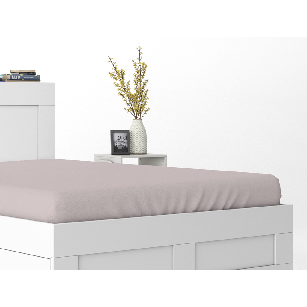 Prestieradlo PURE s gumičkou, ružové 140x200 cm