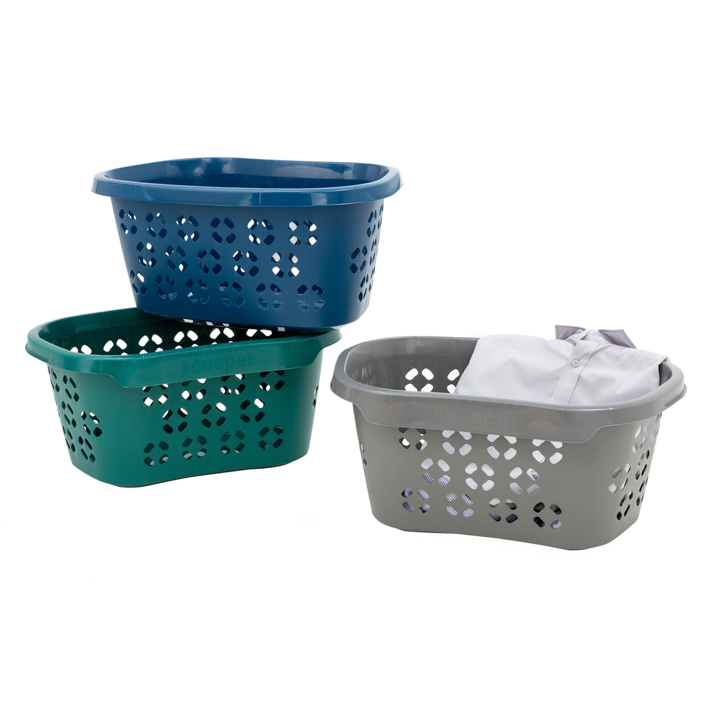 Kôš na bielizeň šedý ANTON ECO LINE 30,5 l