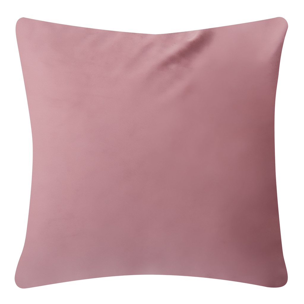 Ružová velúrová obliečka VANITY 45 x 45 cm