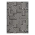 Vonkajší koberec STIARNA s čiernym vzorom 160x230 cm