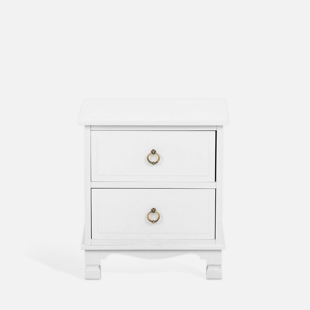 Klasický nočný stolík CLESS biely