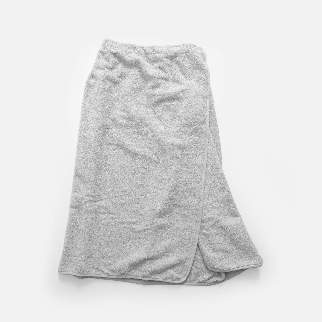 Uterák do sauny v sivej farbe KILT SAUNA&WELLNESS 60x160 cm