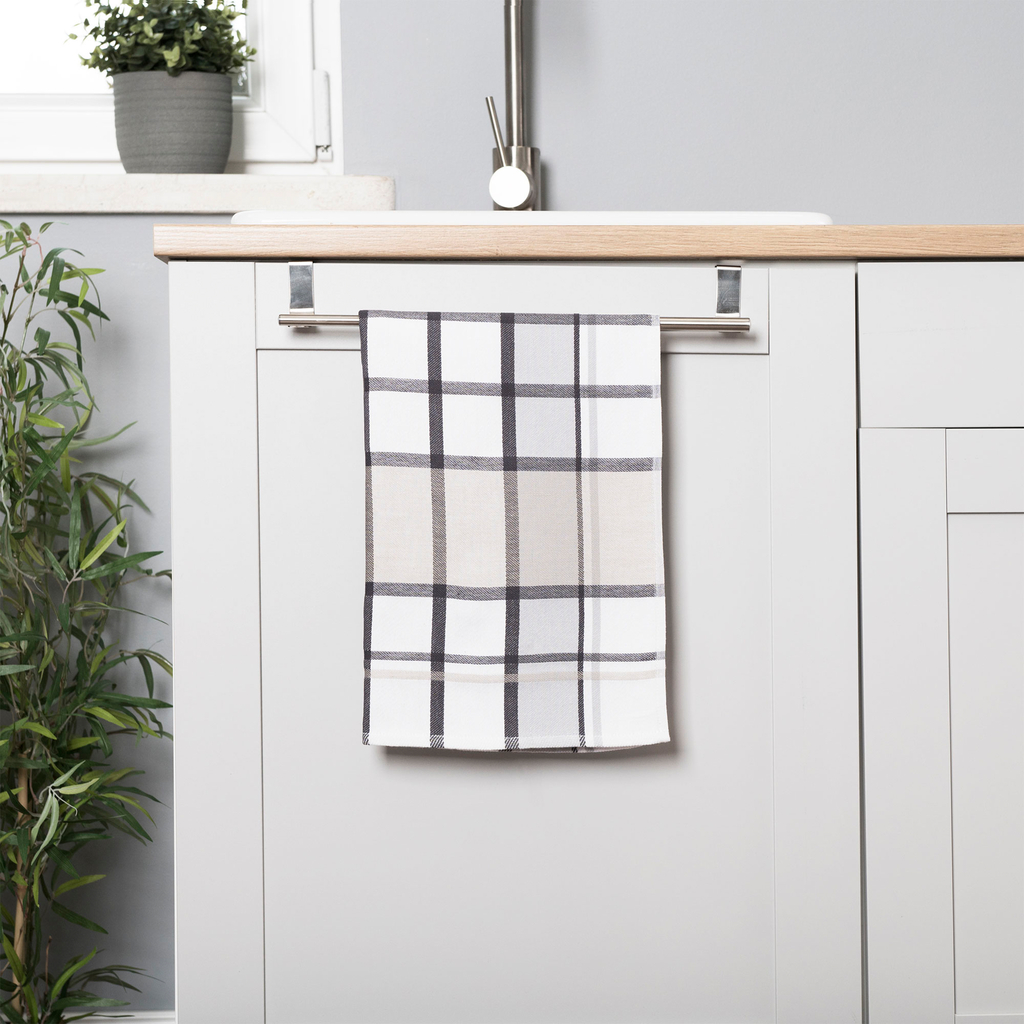 Kuchynská utierka KRATI, sivo-béžová 50x70 cm