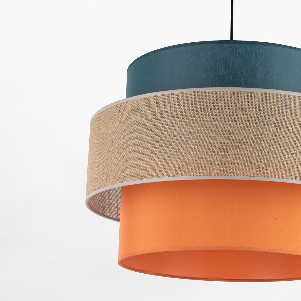 Závesné svietidlo s farebným tienidlom TRIO JUTA