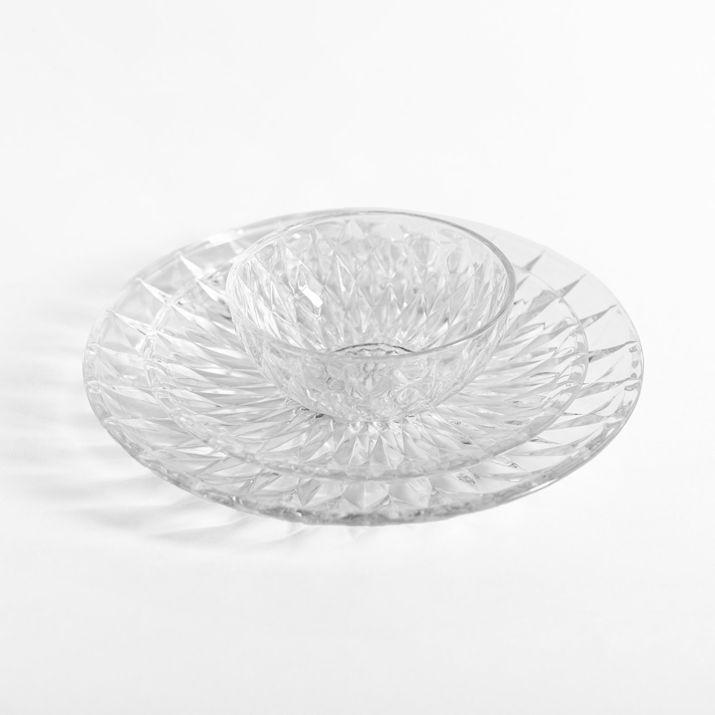 Sklenený tanier 25 cm