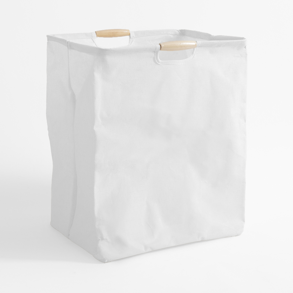 Úložný kôš biely 35,4x30,5x45,5 cm