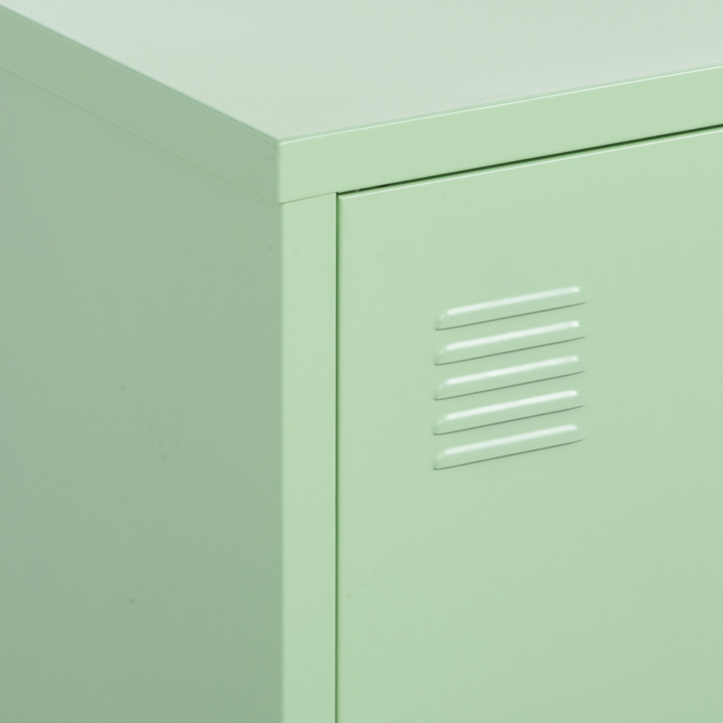 Komoda 2-dverová SOLANS svetlozelená