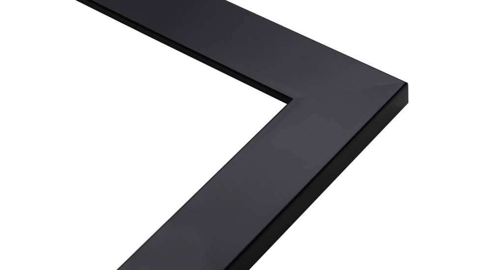 Zrkadlo s čiernym rámom SLIM 47,5 x 107,5 cm