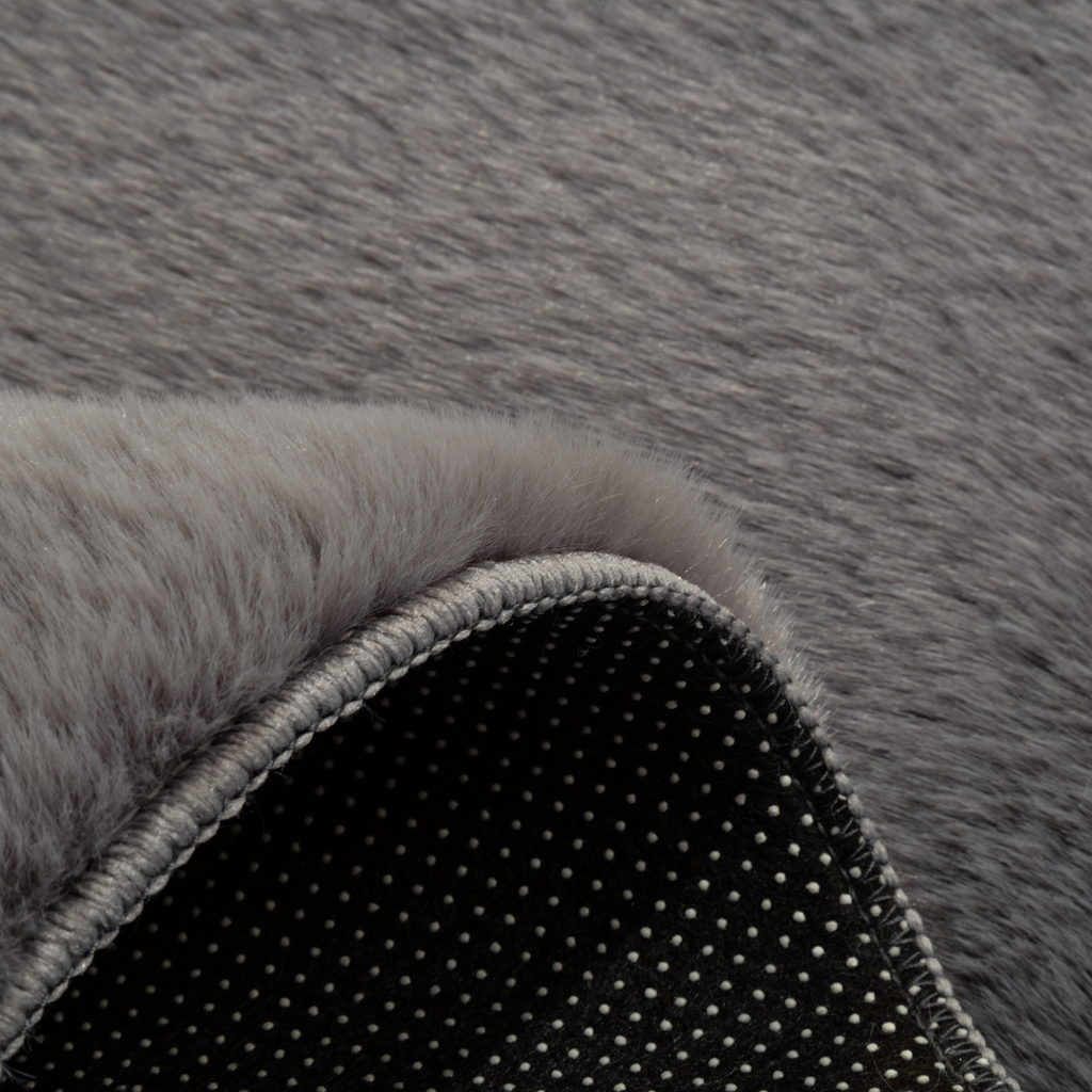 Tmavosivý moderný koberec RABBIT, 120x160 cm