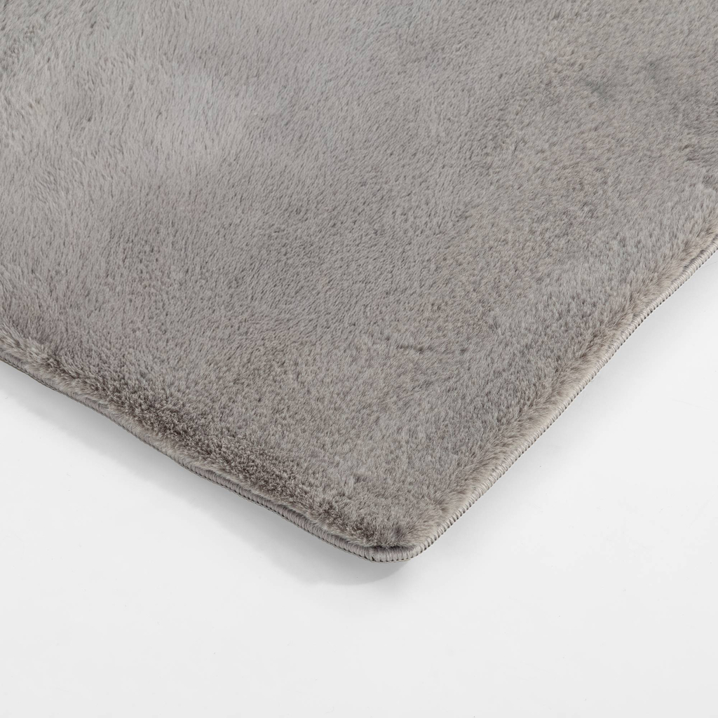 Moderný strieborný koberec RABBIT, 80x150 cm