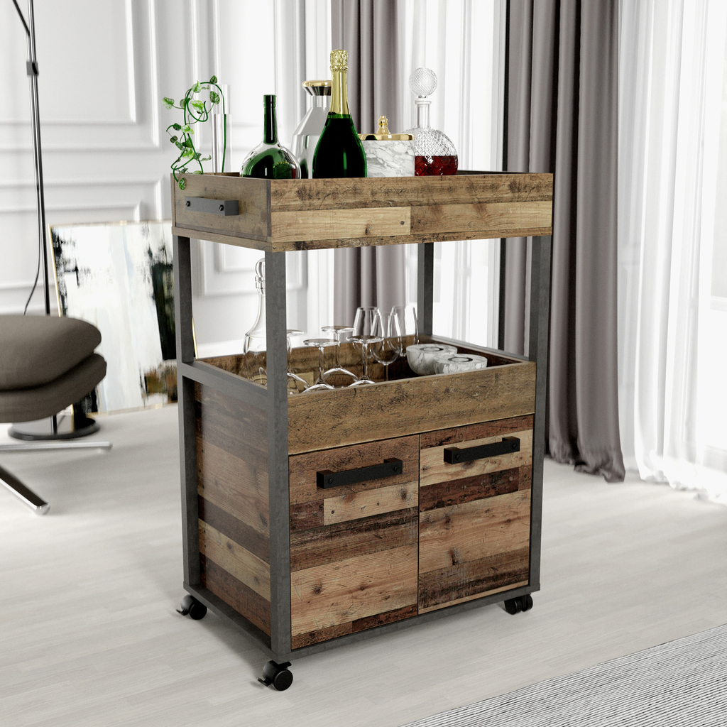 HOME BAR vintage bar na kolieskach