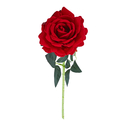 Umelý kvet červené ruža 74 cm