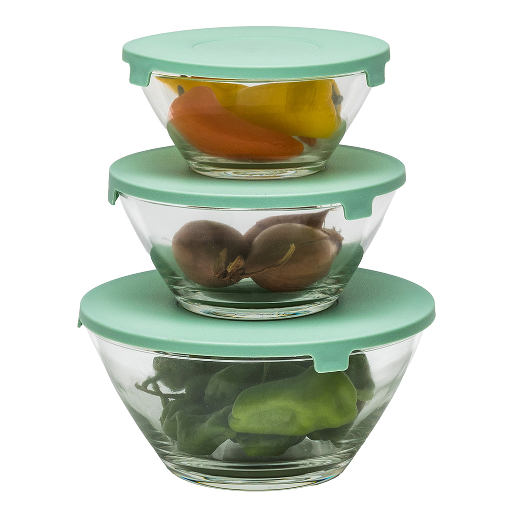 Súprava 5 misiek s viečkami MIX