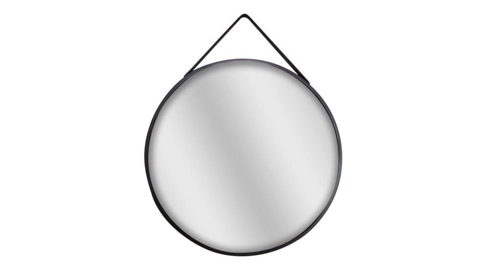 Okrúhle kovové zrkadlo 60 cm