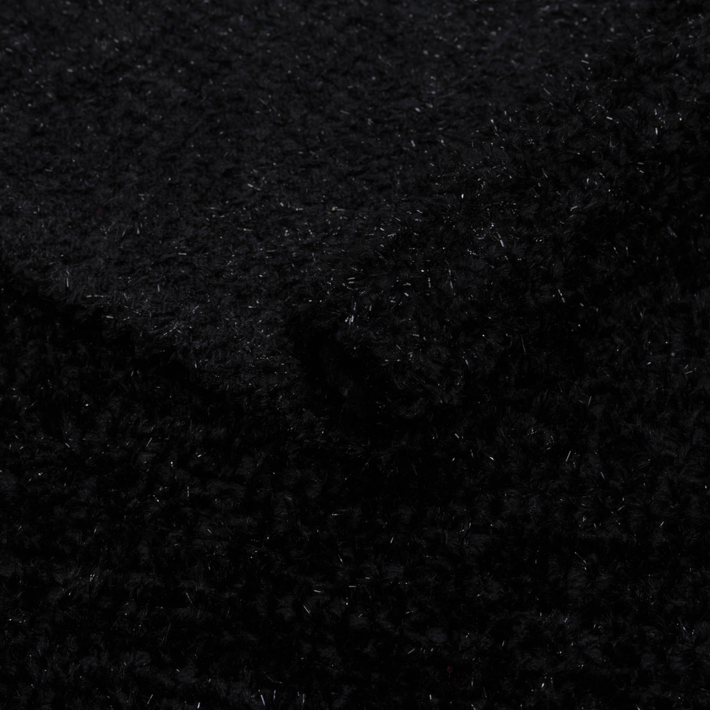 Čierny koberec LUND 50x80 cm