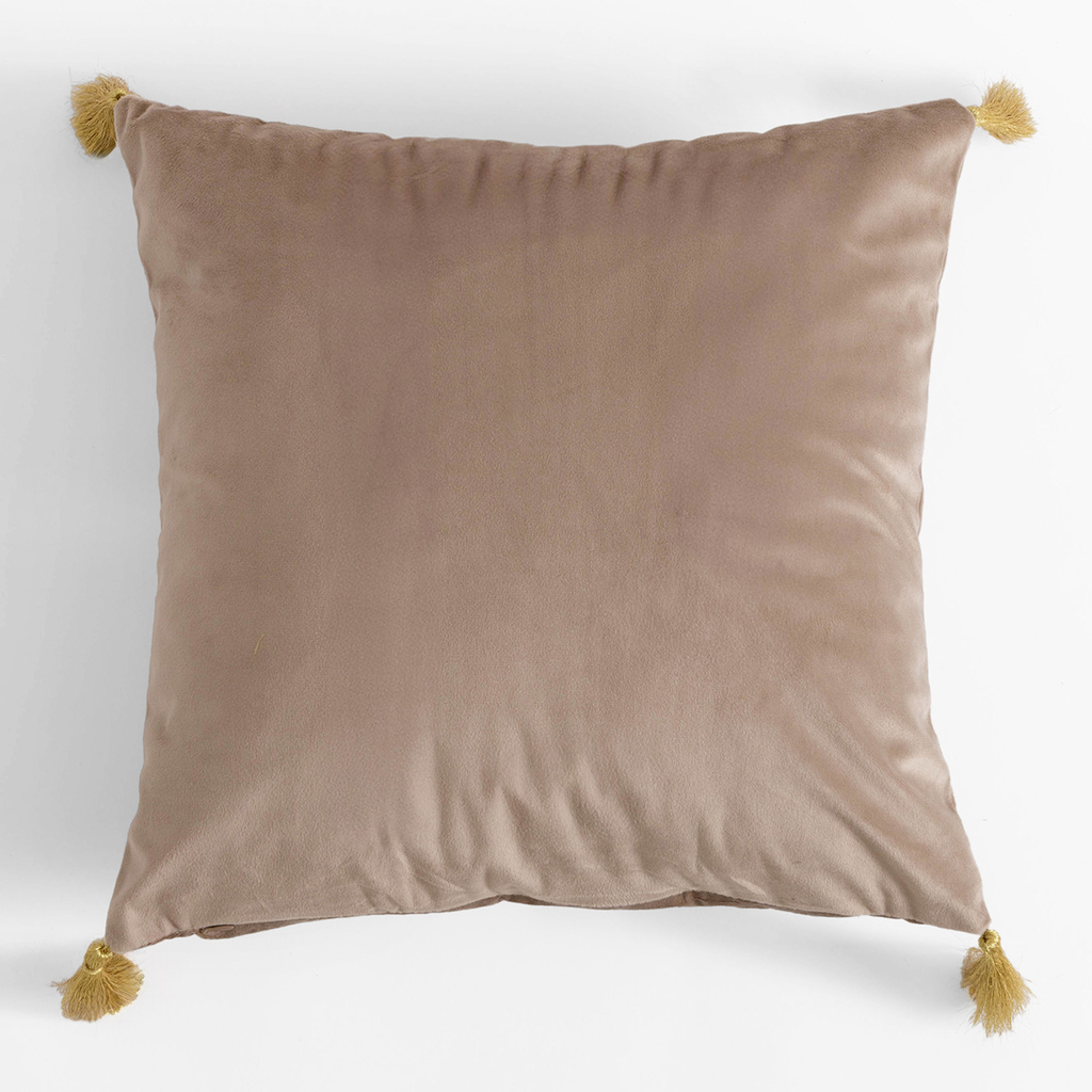 Dekoračná obliečka na vankúš tmavobéžová DJERBA 45x45 cm