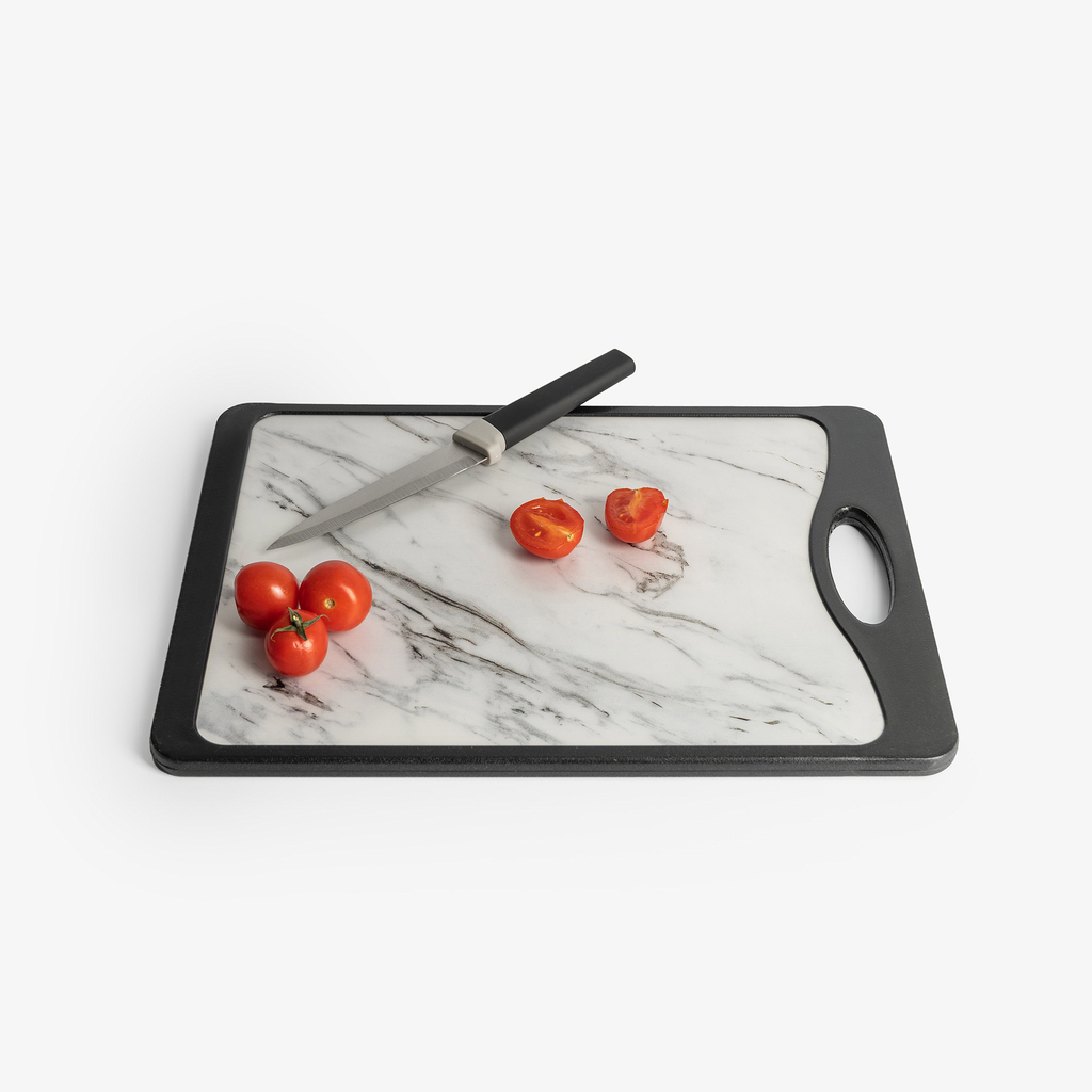 Doska na krájanie MARBO biela 34,8x24,8 cm