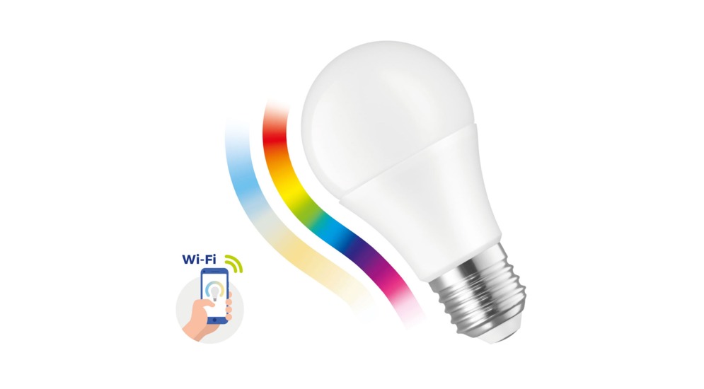 LED žiarovka E27 9W WI-FI RGBW GLS SPECTRUM SMART
