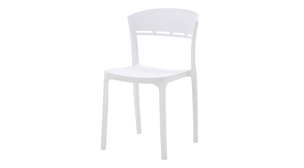 Jedálenská stolička KNITT biela