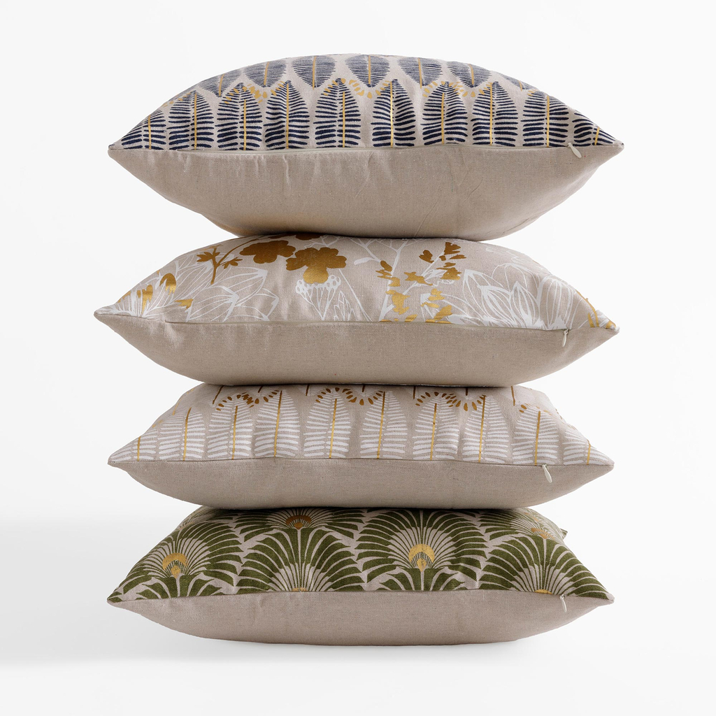 Dekoračná modrá obliečka na vankúš ELLIE 45x45 cm