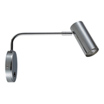 Bodové svietidlo s nastaviteľným ramenom chróm TUBO