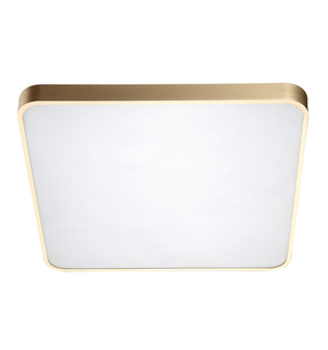 Stropná lampa LED štvorcová zlatá SIERRA 50 cm
