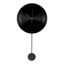 Nástenné hodiny s kyvadlom čierne 30x58 cm