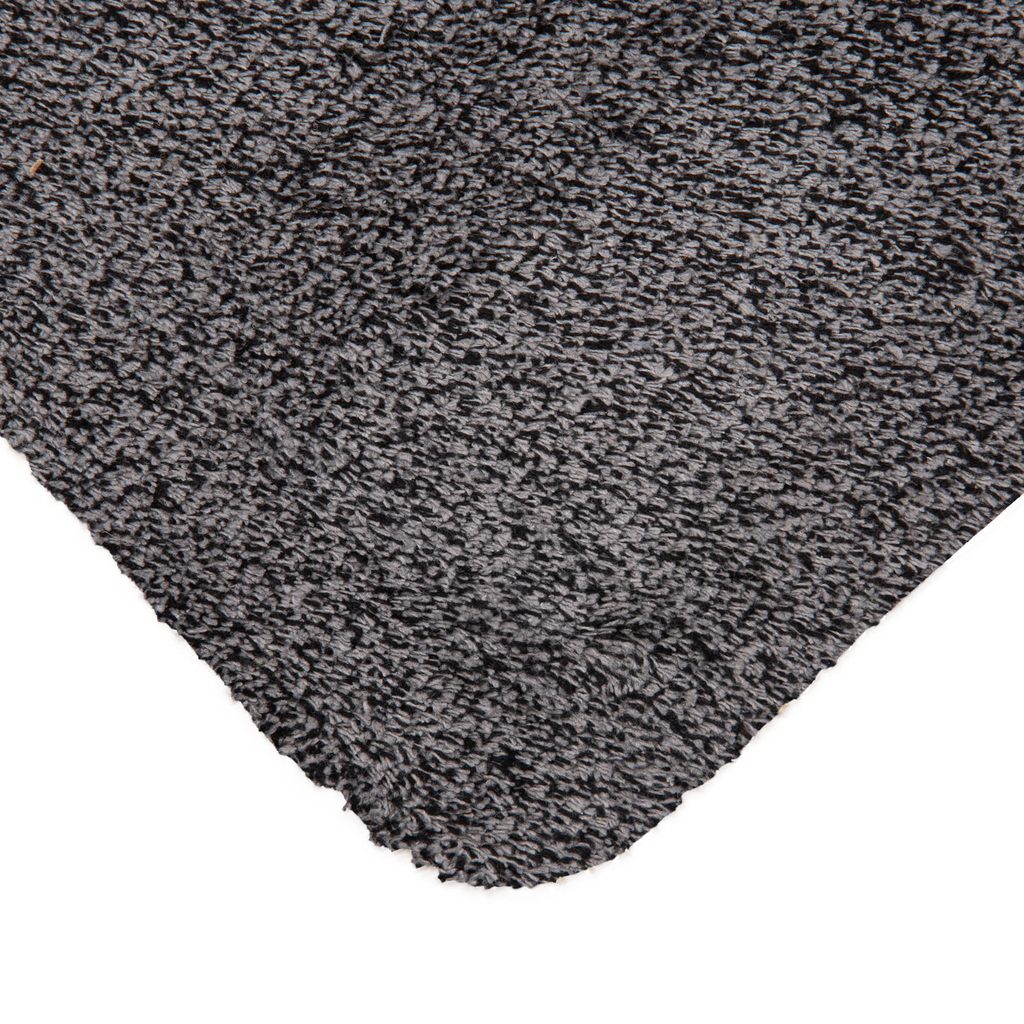 Šedá rohožka s podkladom z TPR 45x70 cm