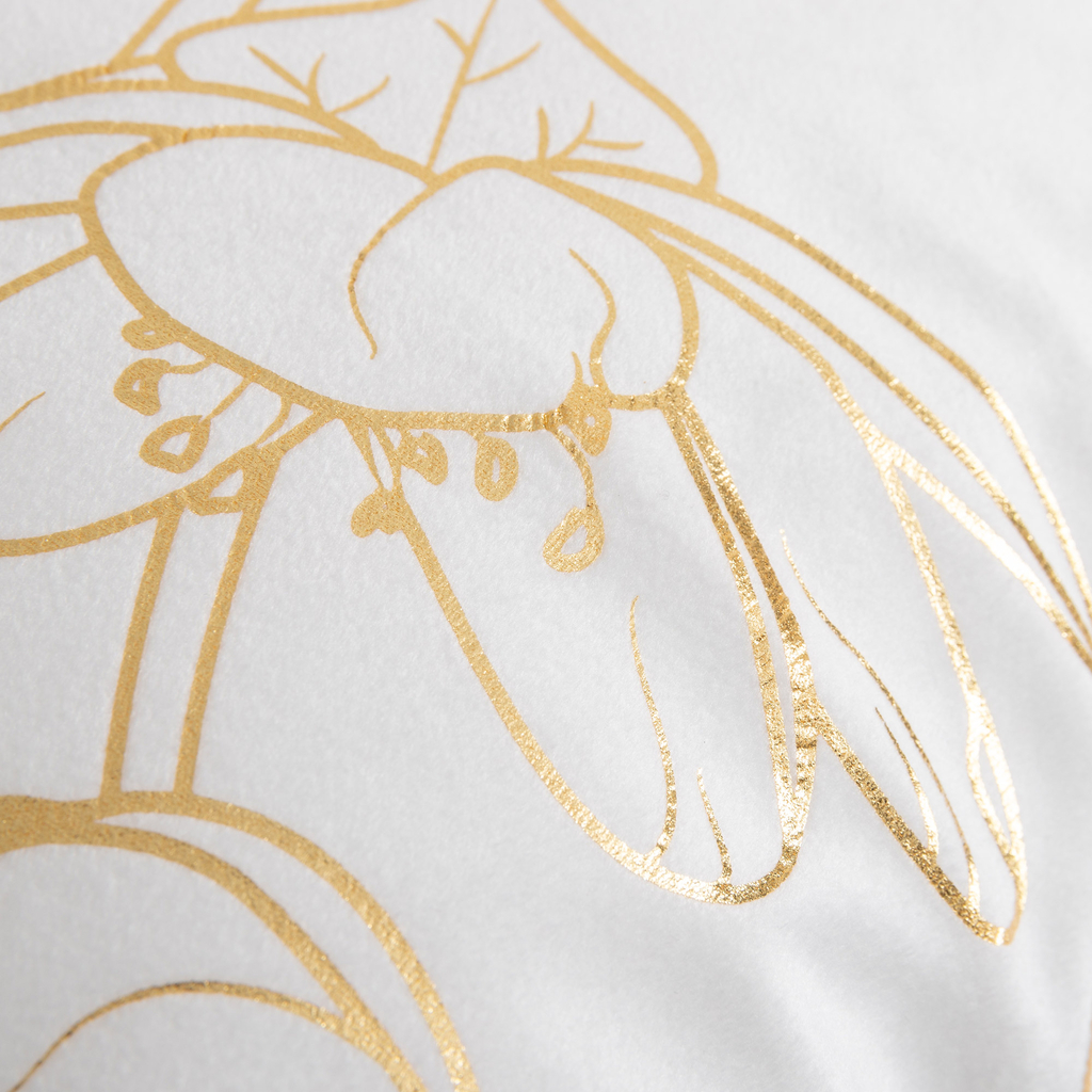 Obliečka na vankúš v bielej farbe CASILA 45x45 cm