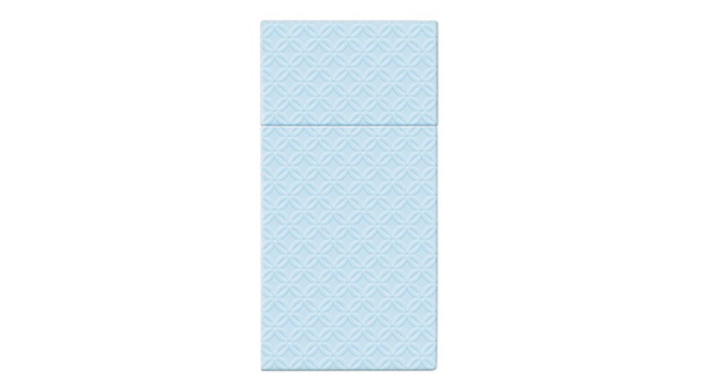 Modré obrúsky s vreckom na príbor POCKET INSPIRATION MODERN 16 ks.