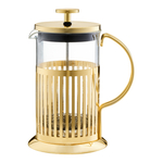 Kanvica zlatá s piestom ROYAL 1l