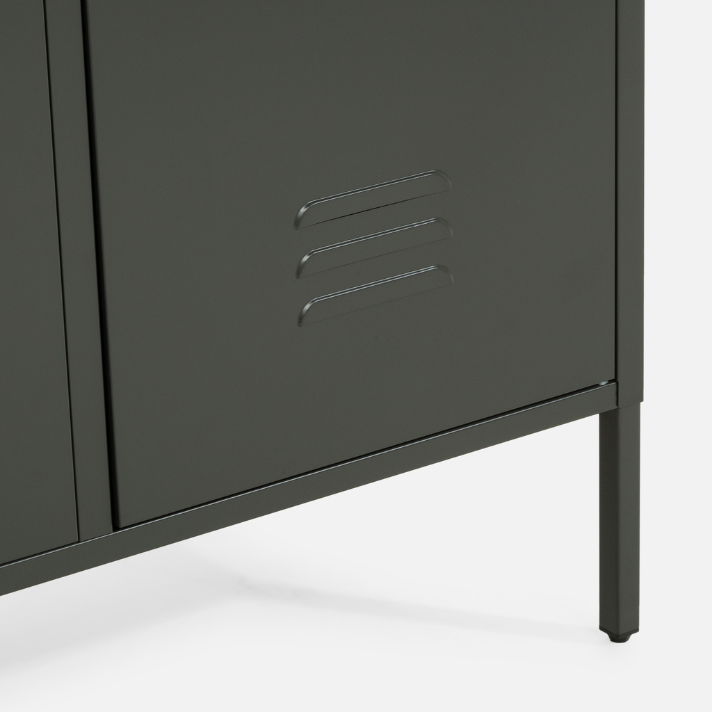 Kovová komoda čierna BLISFUL