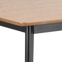 Jedálenský stôl s čiernymi nohami BLACKY 80x120 cm