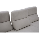 Rohová sedačka moderná sivá CESAR pravá