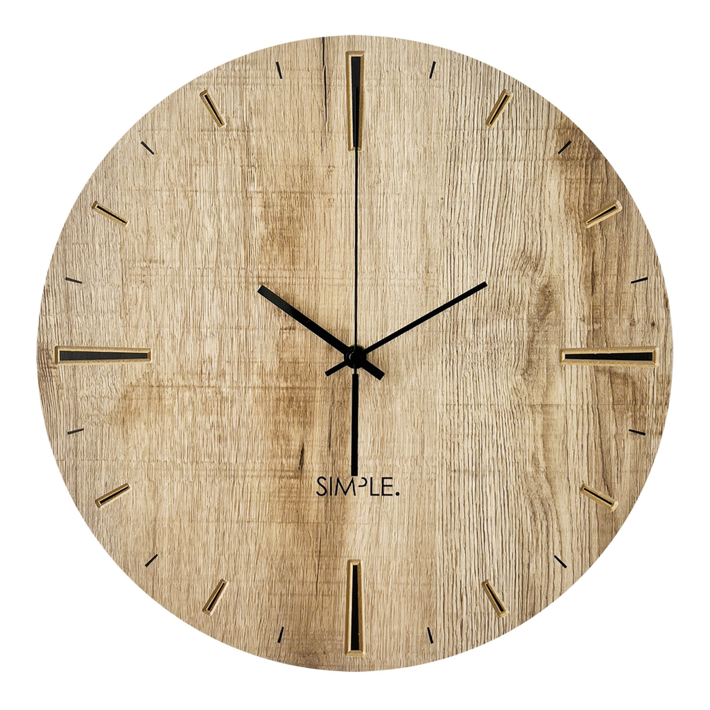 Škandinávske kuchynské hodiny 3D ADAM 36 cm