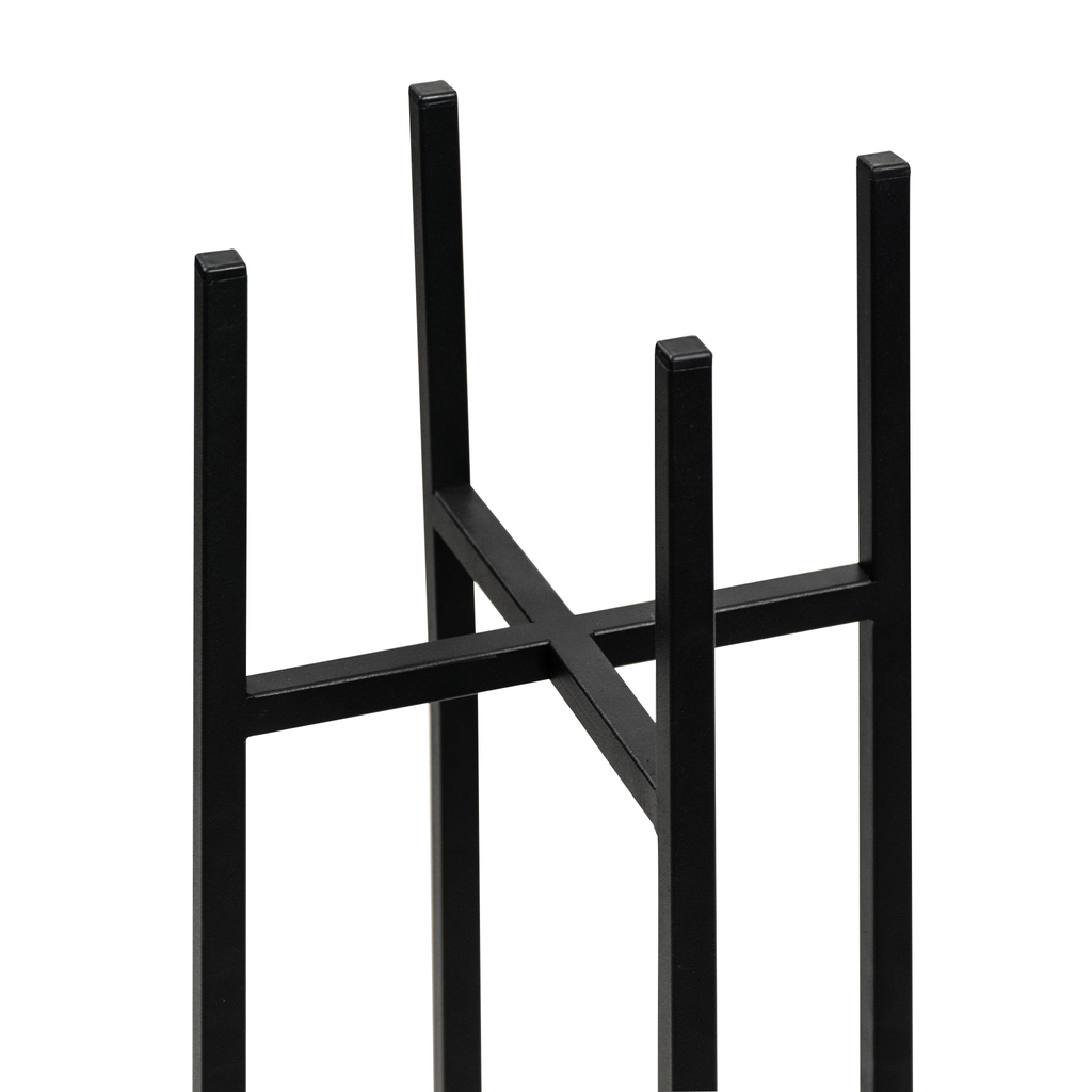 Čierny stojan na kvetináč TULLE 75 cm