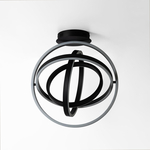 Stropné svietidlo TESS LED čierne