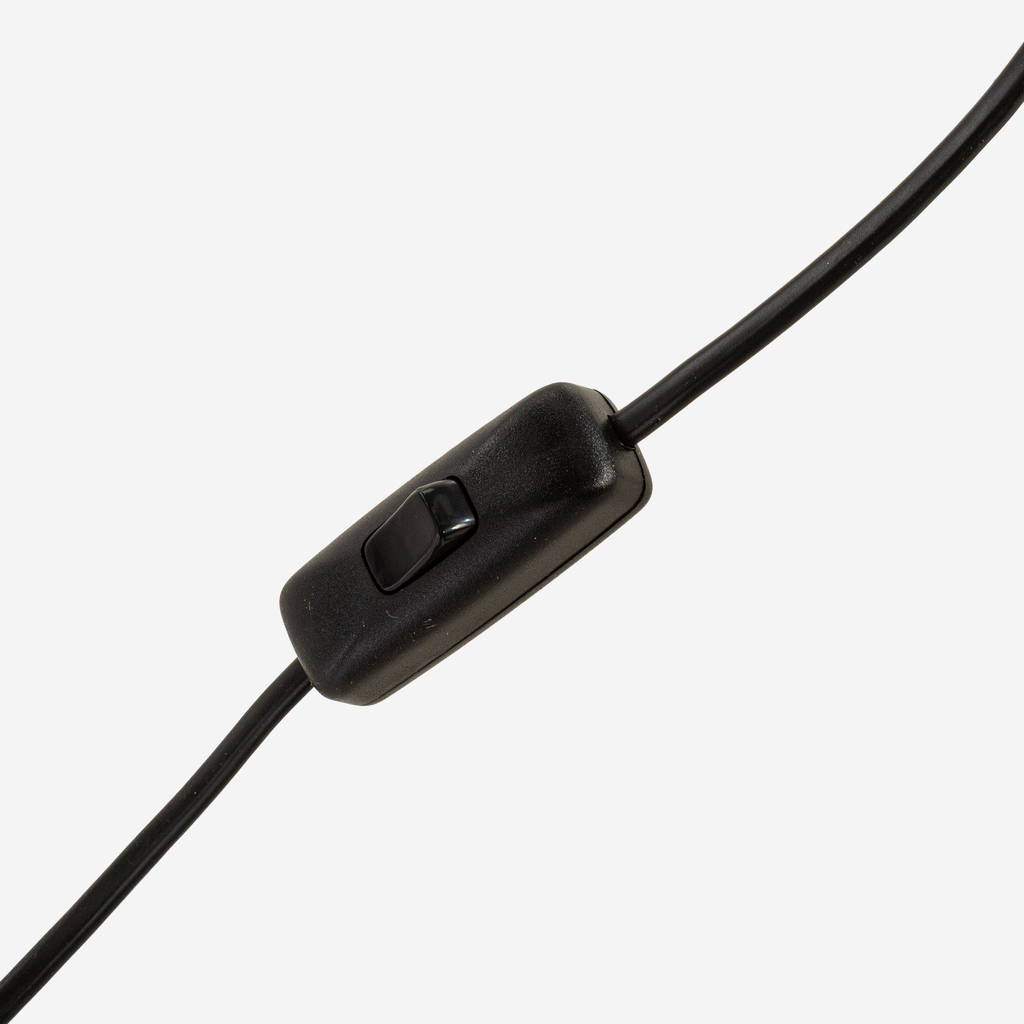 Stojacia lampa PIKO trojnožka, čierno-biela