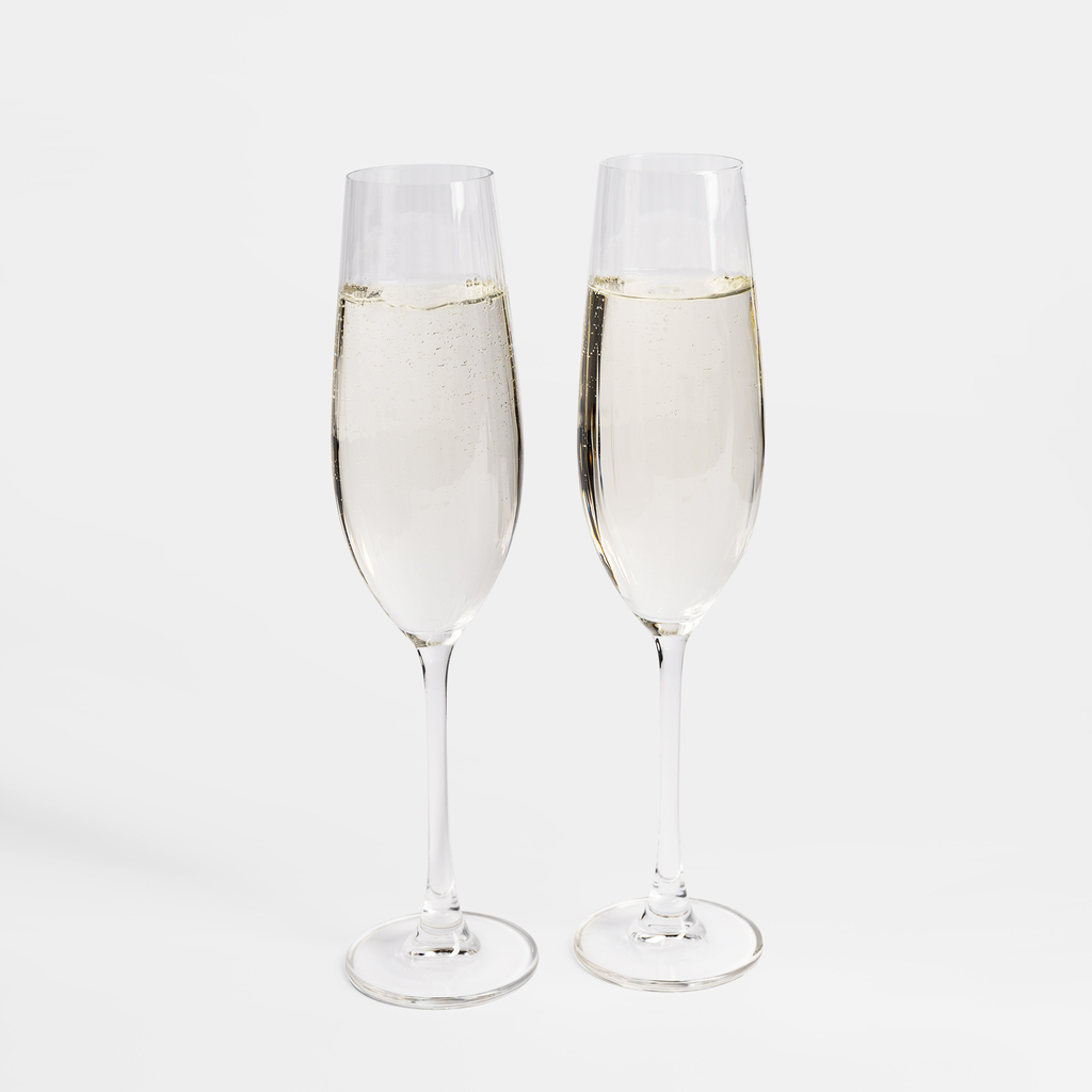 Súprava 2 pohárov na šampanské COLUMBA OPTIC 260 ml