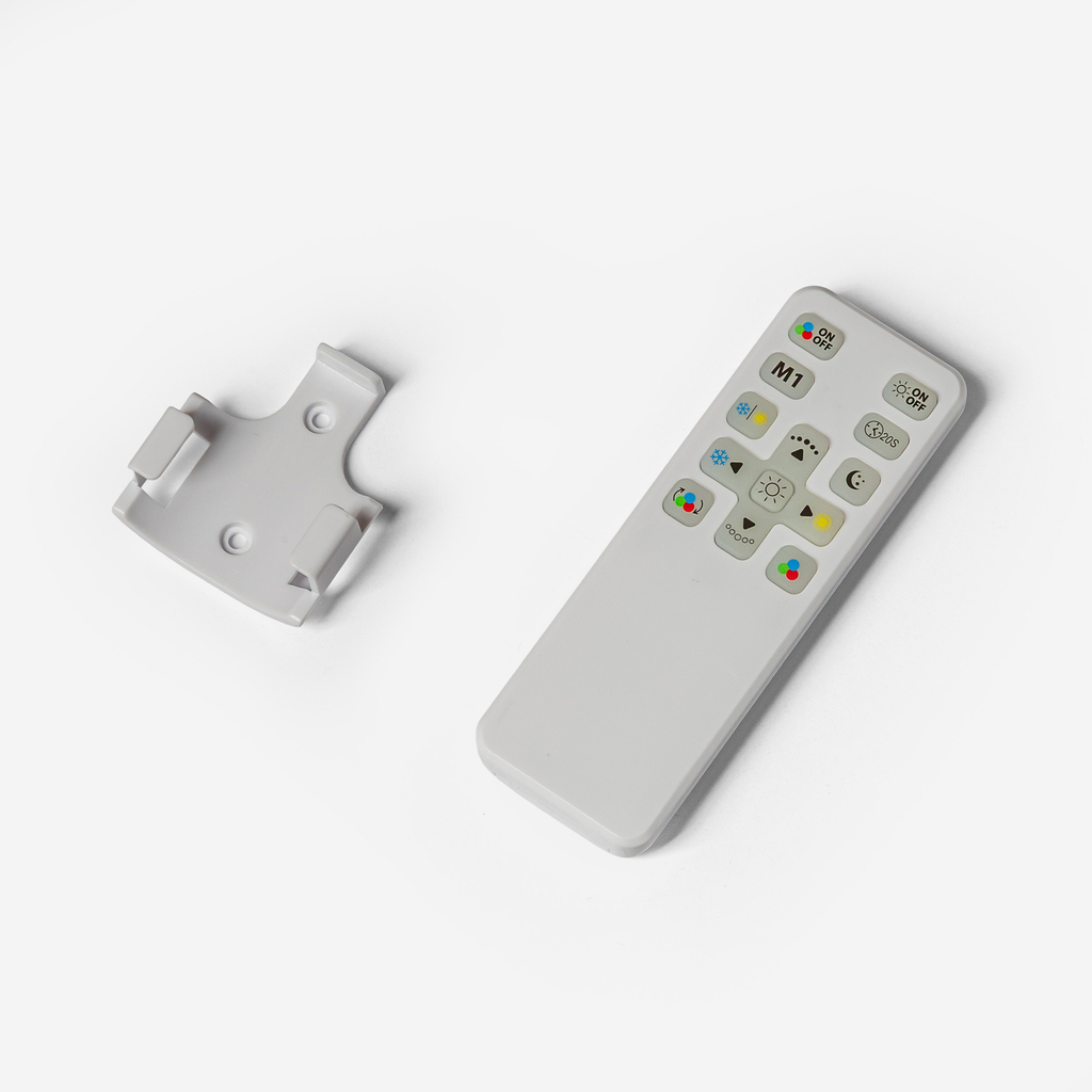 Stropné svietidlo LED RGB čierne LUMI s diaľkovým ovládačom