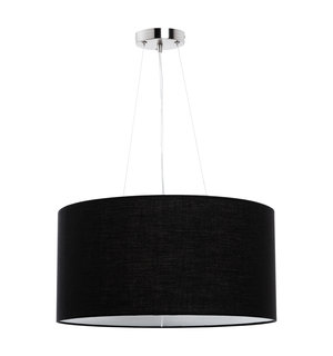 Čierna závesná lampa CAFE 50 cm