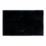 Čierny kúpeľňový koberček CHENILLE 60 x 90 cm