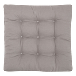 Svetlošedý sedák na stoličku SUGAR 40 x 40 cm