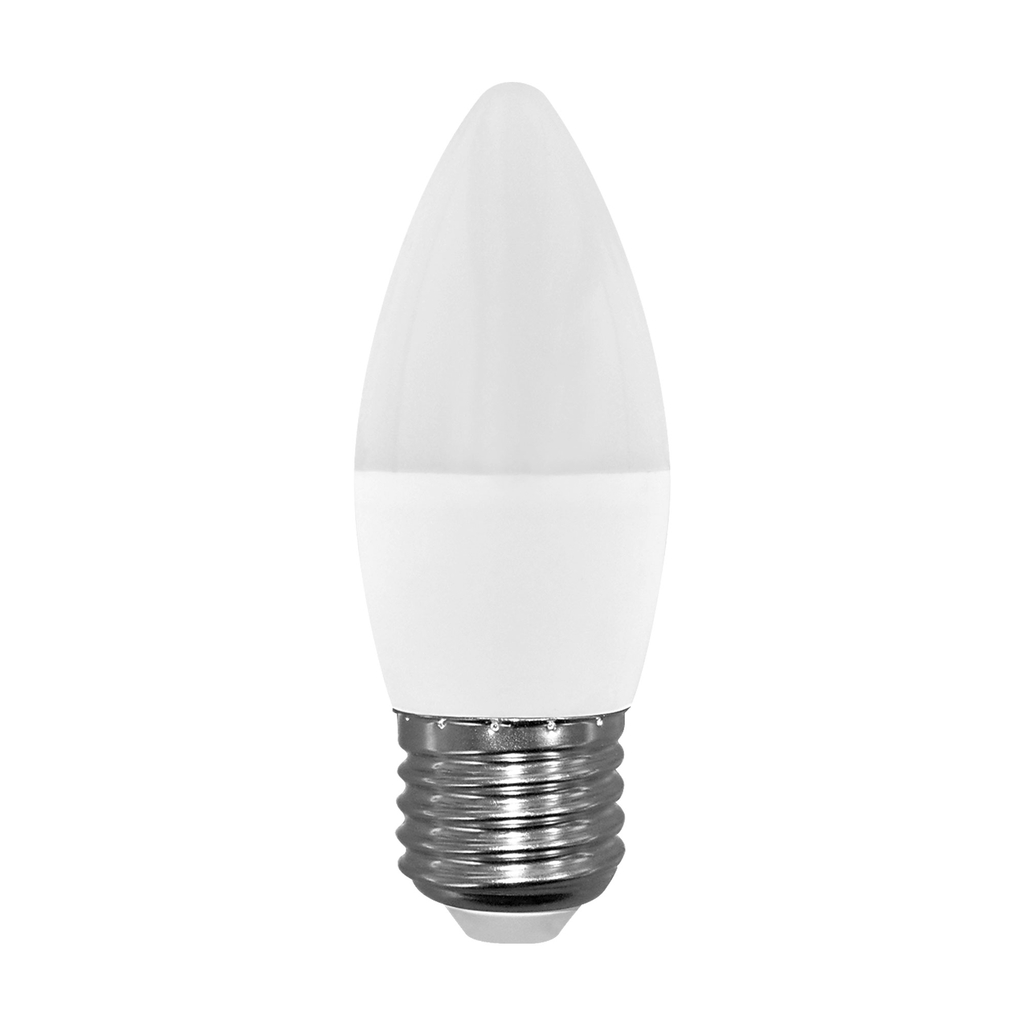 Žiarovka LED E27 8W neutrálna farba AMM-E27-C37-8W-DW