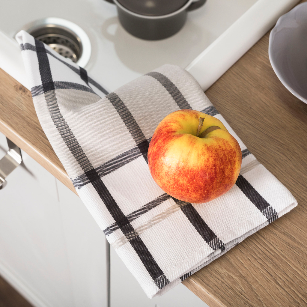 Kuchynská utierka KRATI, sivo-béžová 50x70 cm