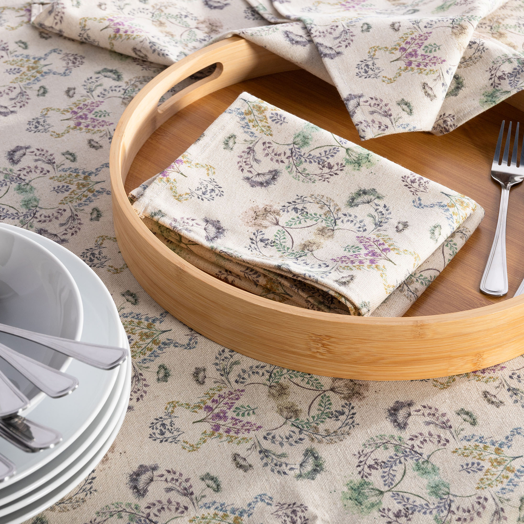 Obrus GRACE s kvetinovým vzorom 110x160 cm