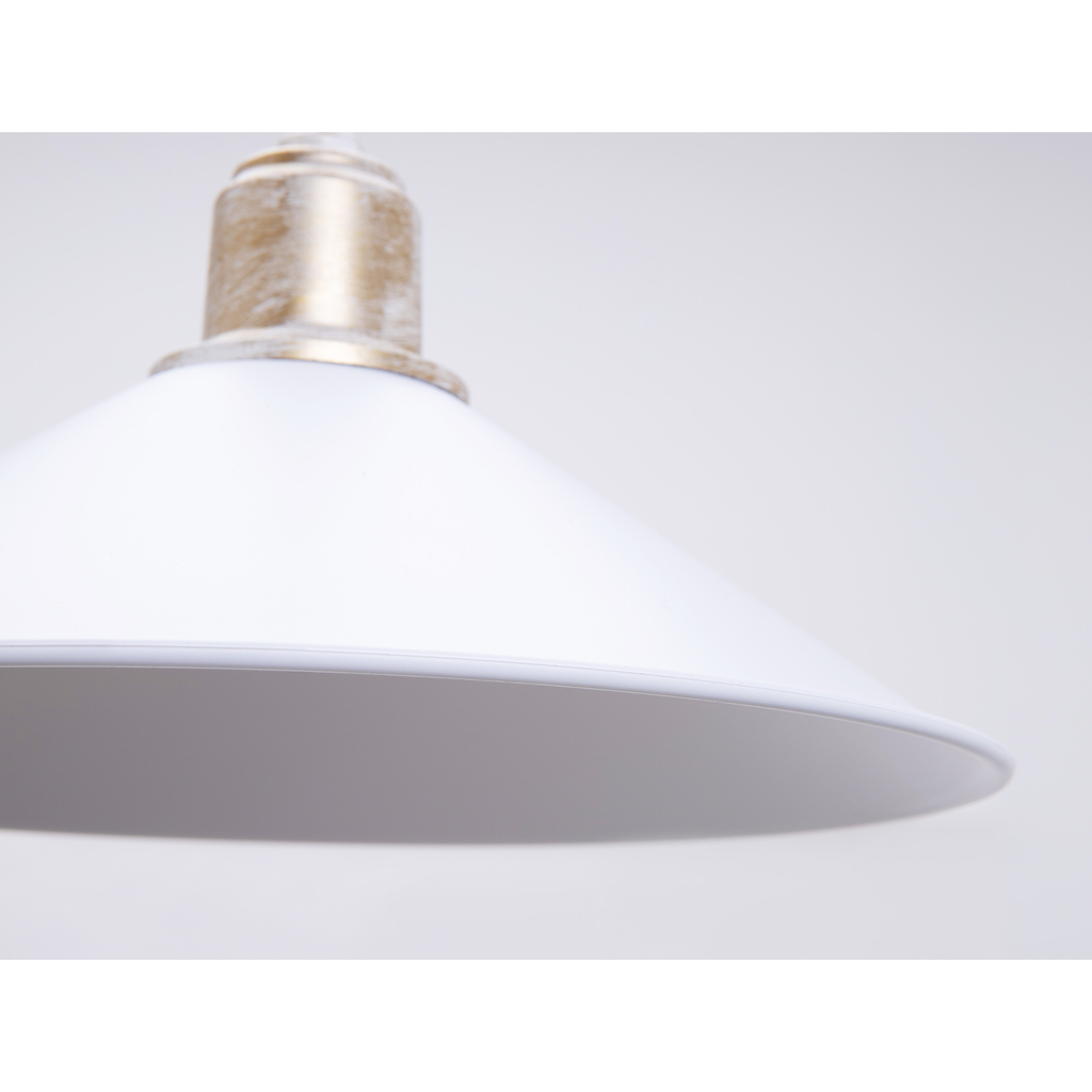 Závesné svietidlo MAYA biele, jedno samostatné